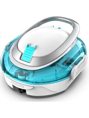S2 Robotic Pool Cleaner for Above Ground Pools, Arctic Blue